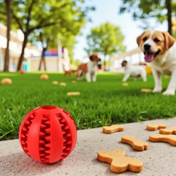 Dog toy for boredom, rodents and biting, interactive chew ball toy, toys for playing and chewing.