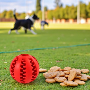 Dog toy for boredom, rodents and biting, interactive chew ball toy, toys for playing and chewing.